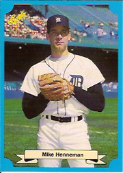 1988 Classic Blue Baseball Cards       241     Mike Henneman